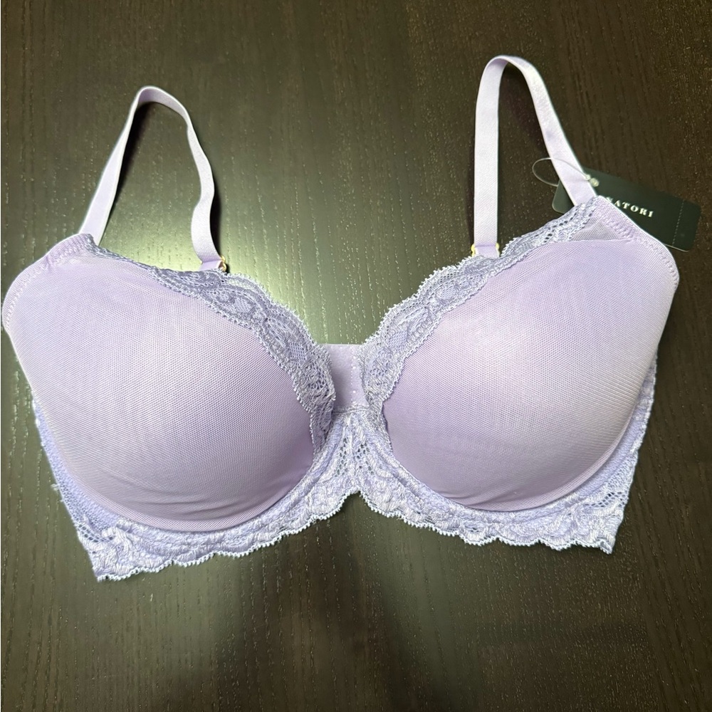 Natori Feathers Plunge Bra|Light Purple-34DD